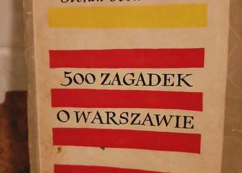 500 Pięćset zagadek o Warszawie książki prezenty unikat okaz