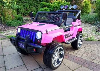 BAWIBUS.PL auto samochód na akumulator JEEP 4x4 buggy dla dziewczynki