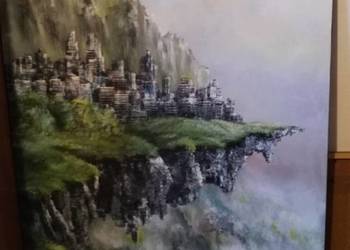 Andrzej Fronczak Skalista kraina akryl 80x100cm oryginał Andrzej Fronczak Skalista kraina akryl 80x100cm oryginał