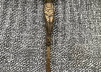 Krzyżyk na ścianę Mosiężny Jezus