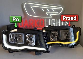 Reflektor MAN TGX TG3 TGS TGM TGL po regeneracja lamp DRL LED H7 Full LED