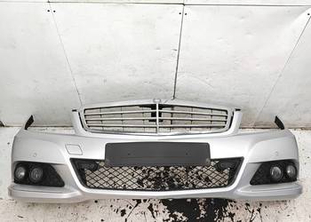 Mercedes-Benz C W204 Zderzak Przód Przedni PDC Halogen