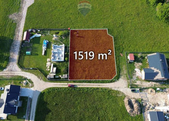 Działka 1519m2, WZ, skrzynka elektr., Budy Zosine