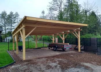 WIATA JEDNOSPADOWA 4x6.2m Producent! (każdy wymiar) Drewno KVH