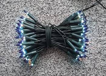 Lampki choinkowe 100 LED niebieskie