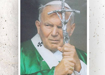 plakat z papieżem, plakat z Janem Pawłem II, Jan Paweł II obrazek A4 poster