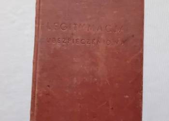 Legitymacja ubezpieczeniowa Szczecińskie Zakłady Pralnicze, 1968 r.