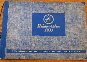 Reise-Atlas 1933 stary atlas podróżniczy