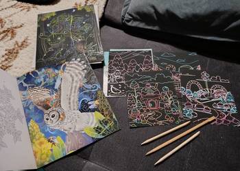 zaczarowany las 12 stron do zdrapywania i kolorowanka w jednym zaczarowany las 12 stron do zdrapywania i kolorowanka w jednym