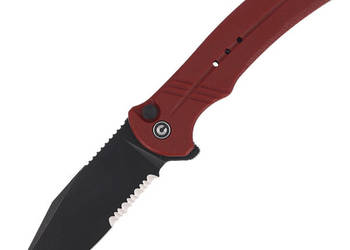 Nóż składany CIVIVI Cogent Burgundy G10, Black Stonewashed (C20038E-2)