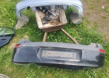 Zderzak tylny tył Opel Corsa C 00-06 lampy przeciwmgielne czarny