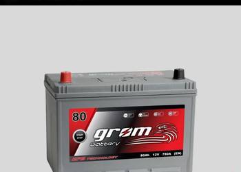 Akumulator GROM EFB START&STOP 80Ah 780A JAPAN Lewy Plus
