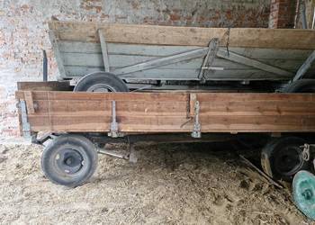 Wóz platforma przyczepa