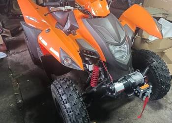 quad 300 zarejestrowany pług wyciagarka bardzo dobry stan