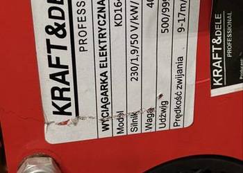 Wyciągarka 230v lina 3 metrów sprzedam raz użyta