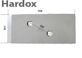 Nakładka HARDOX 172380A/S części do pługa GREGOIRE BESSON