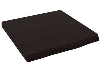 Półka ciemnobrązowa 40x40x(2-4) cm wykończone drewno dębowe WM-363750