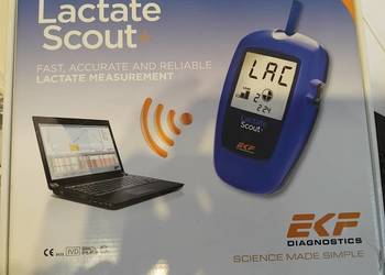 Miernik zakwaszenia organizmu Lactate Scout+, paczka paskow !