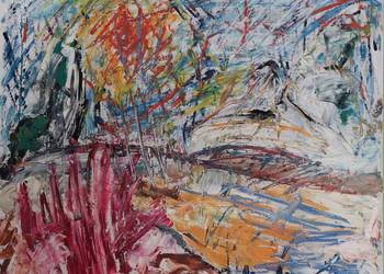 Pejzaż olej na płótnie