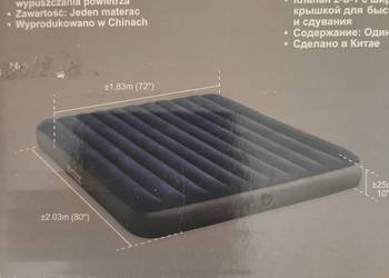 Materac dmuchany 183x203x25 cm – 2-osobowy