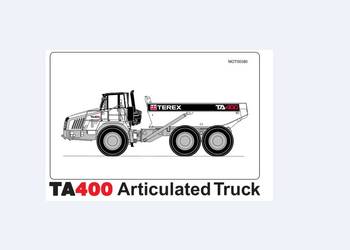 TEREX TA400 wozidło katalog części PL