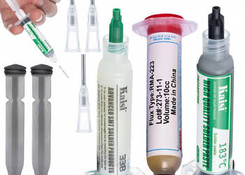 Zestaw Lutowniczy Flux 338 + Cyna 183°C + 2x Tłoczek | RMA-223