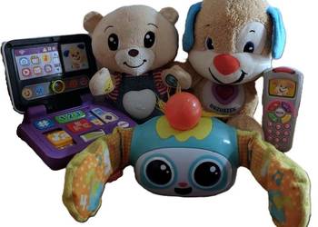 Zestaw zabawek interaktywnych Fisher Price,Chicco stan Bdb-