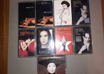 Zestaw kaset magnetofonowych – polska muzyka (pop / rock)