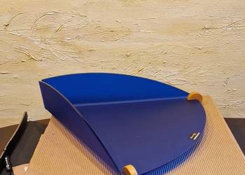 Designerska PATERA / PÓŁMISEK/ TACA włoska Biesse,szafirowe tworzywo