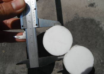 Teflon PTFE Tarflen wałek pręt fi 44 x 134 mm