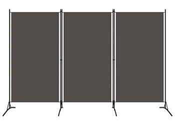 Parawan 3-panelowy antracytowy 260 x 180 cm WM-320733