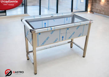 Basen zlew gastronomiczny spawany jednokomorowy 1200x600x850 mm