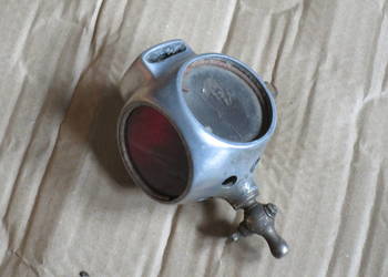 Lampa tył acetylen - przedwojenny motocykl