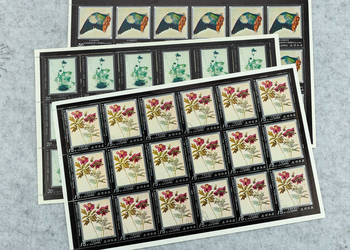 Korea Północna 1979 Dürer – 3 arkusze znaczków, 54 szt.