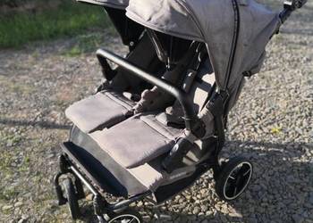 Wózek bliźniaczy rok po roku BABY MONSTERS EASY TWIN 3.0 spacerowy bliźniąt