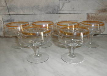 Szampanówki PRL 6 sztuk