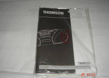 Radioodtwarzacz THOMSON TM9039 instrukcja obsługi