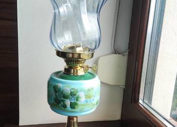 Angielska wiktoriańska lampa naftowa nr 882