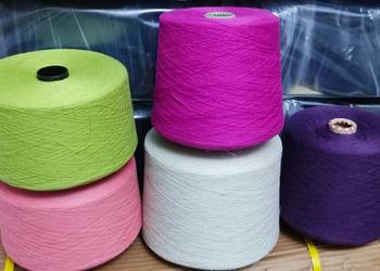 Przędza dziewiarska bawełna 100 % czesana, kolorowa 30 tex - ok.1100 kg