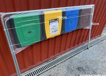 Stojak na śmieci na 4 worki Duży Grube rurki! wysyłka
