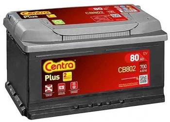 Akumulator 80Ah 700A Centra PLUS CB802 DARMOWY DOWÓZ