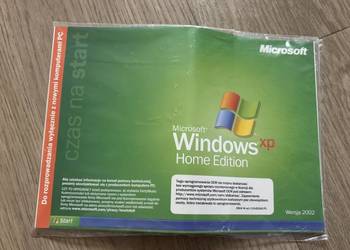 Oryginalny Microsoft Windows XP Home Edition (wersja 2002).