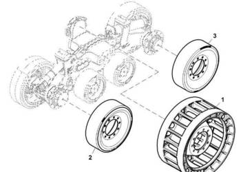 John Deere 9470RX - Koło zębate napędowe R571846 (Gąsienice i obciąźniki)
