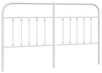 Metalowe wezgłowie białe 180 cm WM-352663