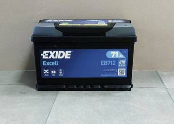 Akumulator 71Ah 670A Exide Excell EN PRAWY PLUS