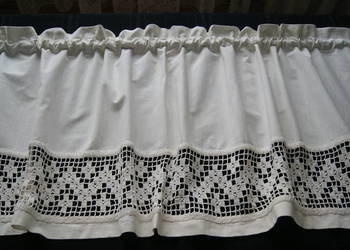 Zazdrostka shabby chic wstawka szydełkowa 2x