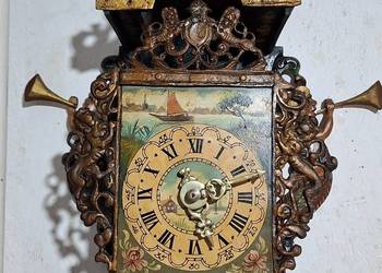 Wiszący zegar holenderski stary