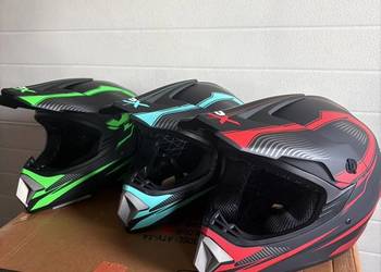 Kask motocyklowy na crossa rower hulajnogę