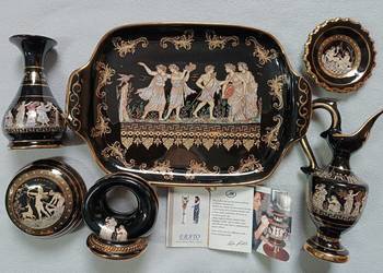 Porcelana grecka Kratimenos zdobiona 24K złotem