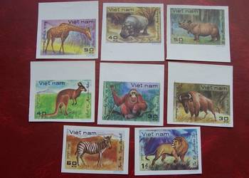 Wietnam 1981 MNH Mi. 1189/96 Fauna Zwierzęta  a